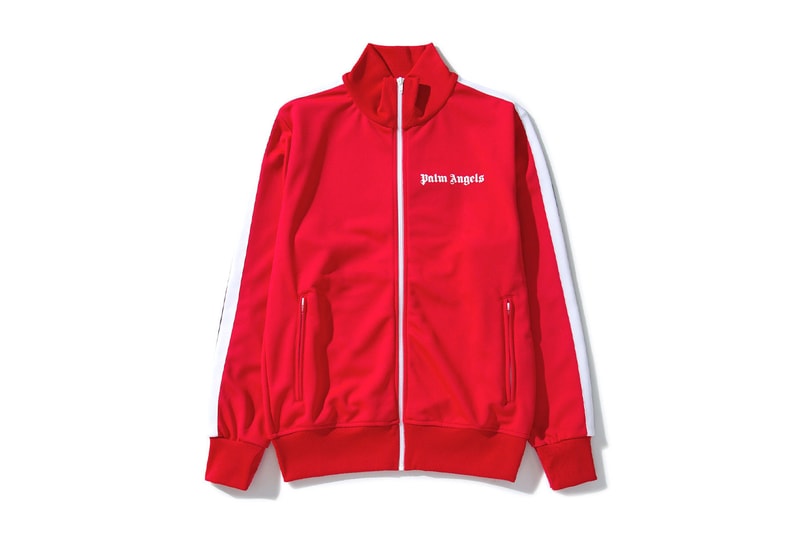 Palm Angels Classic Track Jacket Pants HBX Release Info Buy Price Black Green Navy Red