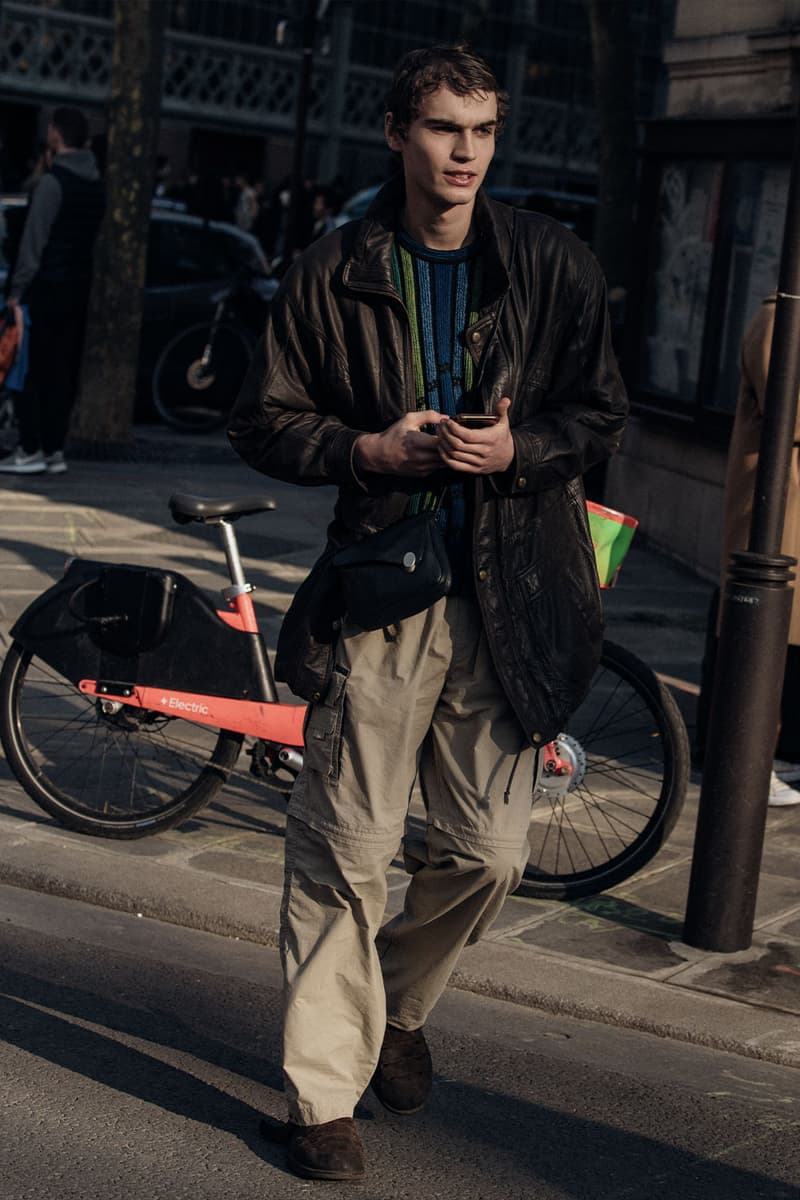 Paris Fashion Week Street Style Fall/Winter 2022 FW22 looks miu miu dior louis vuitton balenciaga 