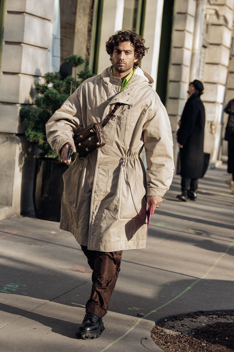 Paris Fashion Week Street Style Fall/Winter 2022 FW22 looks miu miu dior louis vuitton balenciaga 