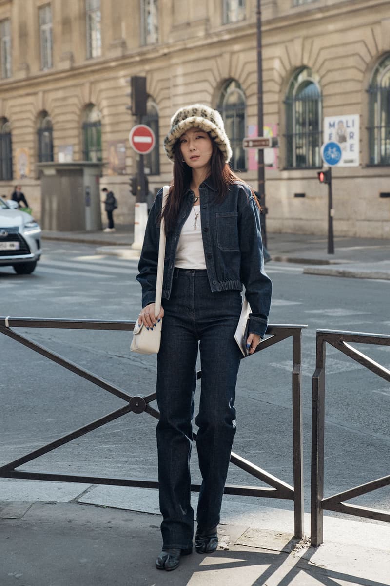 Paris Fashion Week Street Style Fall/Winter 2022 FW22 looks miu miu dior louis vuitton balenciaga 