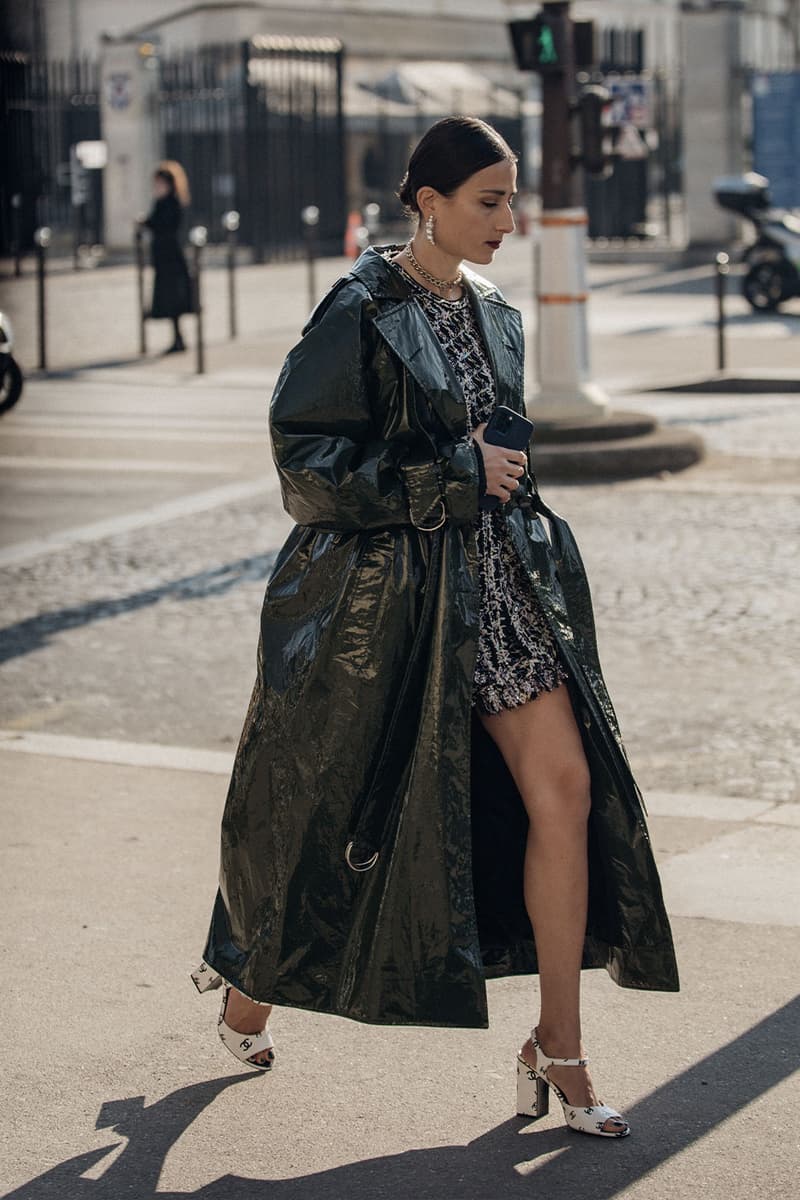 Paris Fashion Week Street Style Fall/Winter 2022 FW22 looks miu miu dior louis vuitton balenciaga 