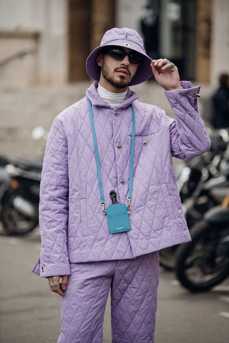 Paris Fashion Week Street Style Fall/Winter 2022 FW22 looks miu miu dior louis vuitton balenciaga 