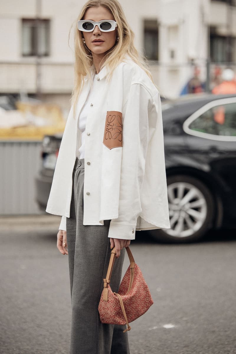 Paris Fashion Week Street Style Fall/Winter 2022 FW22 looks miu miu dior louis vuitton balenciaga 