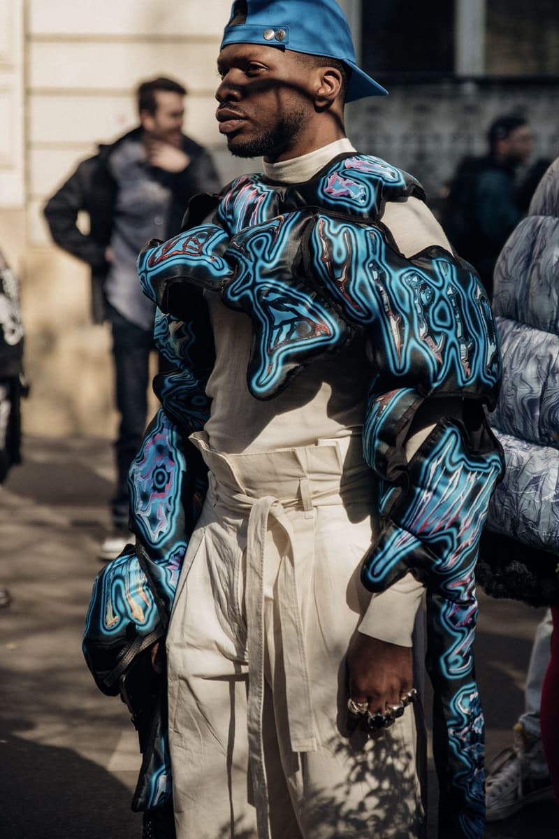 Paris Fashion Week Street Style Fall/Winter 2022 FW22 looks miu miu dior louis vuitton balenciaga 