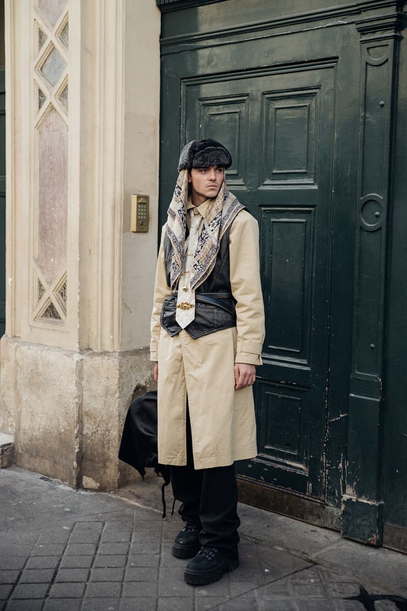 Paris Fashion Week Street Style Fall/Winter 2022 FW22 looks miu miu dior louis vuitton balenciaga 