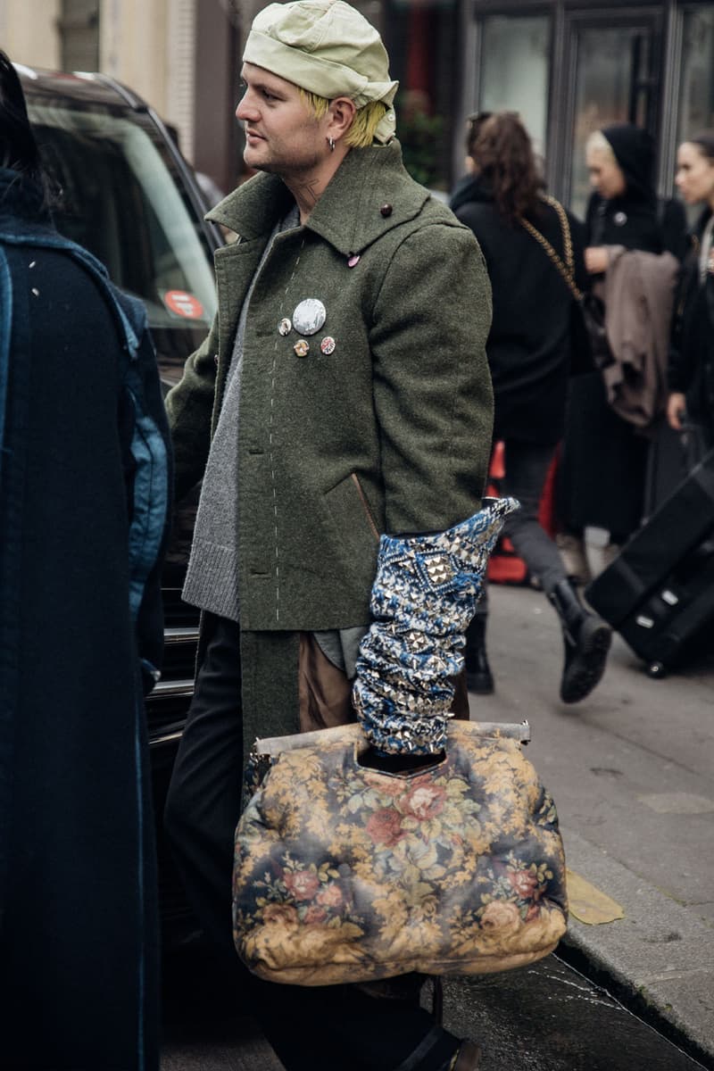 Paris Fashion Week Street Style Fall/Winter 2022 FW22 looks miu miu dior louis vuitton balenciaga 