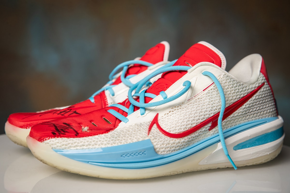 Philadelphia 76ers Auctions Game-Worn Sneakers From Joel Embiid, Tobias Harris and More sixers youth foundation charity danny green matisse thybulle nba basketbal sixers