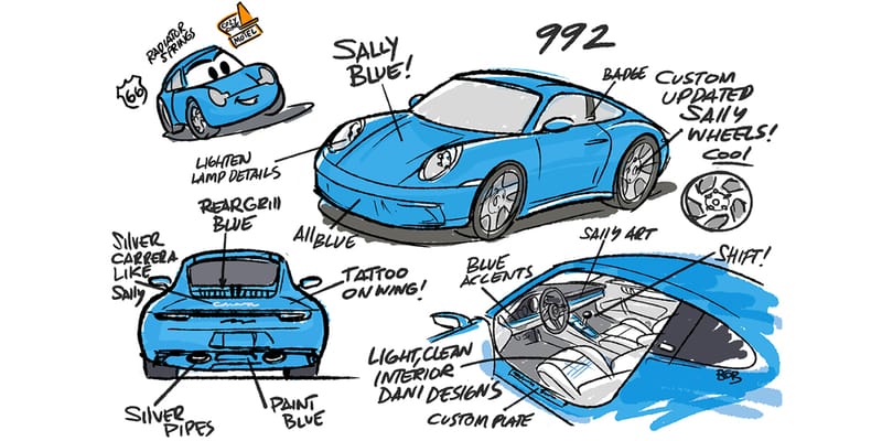 Pixar x Porsche 911 'Cars' Sally 