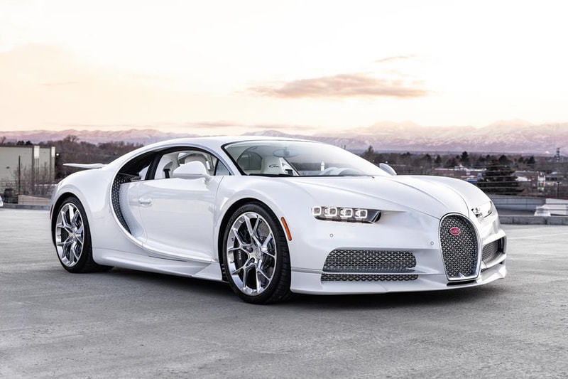 Bugatti Chiron Post Malone Owned White Rare Hypercar W16 Quad Turbo For Sale