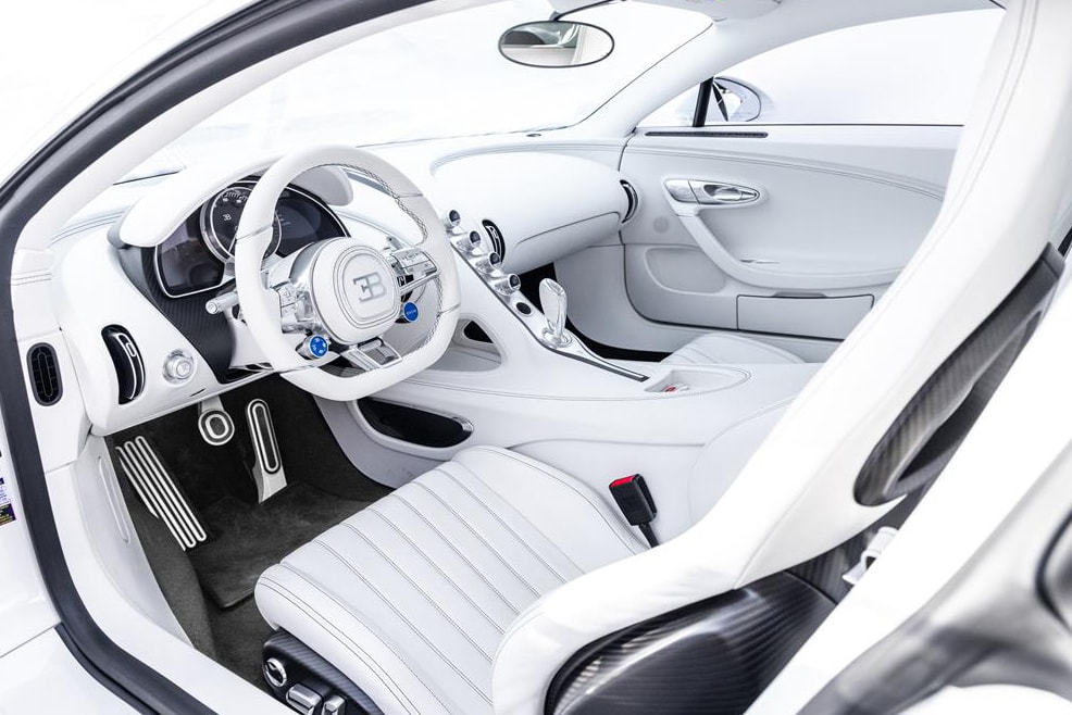 Bugatti Chiron Post Malone Owned White Rare Hypercar W16 Quad Turbo For Sale