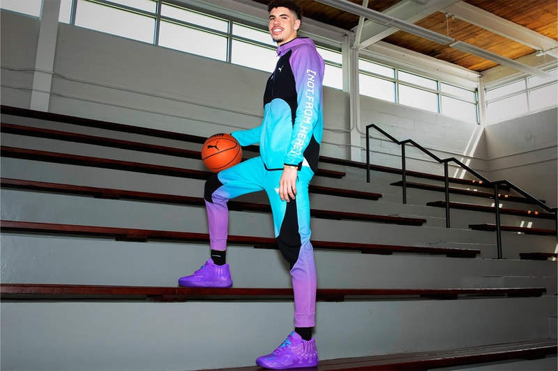 puma mb01 queen city purple blue lamelo ball release date info store list buying guide photos price march 18