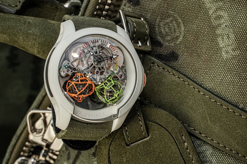READYMADE Designs Three Escape II Twin Spherion Watches For Purnell Using WWII Fabric
