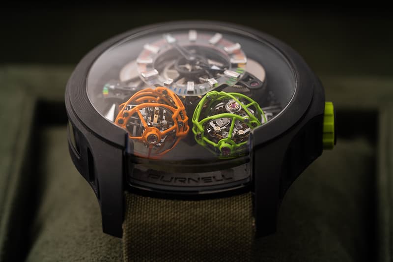 READYMADE Designs Three Escape II Twin Spherion Watches For Purnell Using WWII Fabric