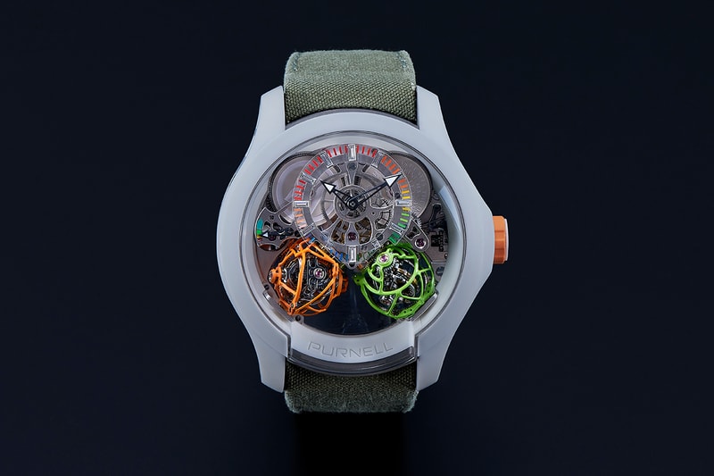 READYMADE Designs Three Escape II Twin Spherion Watches For Purnell Using WWII Fabric