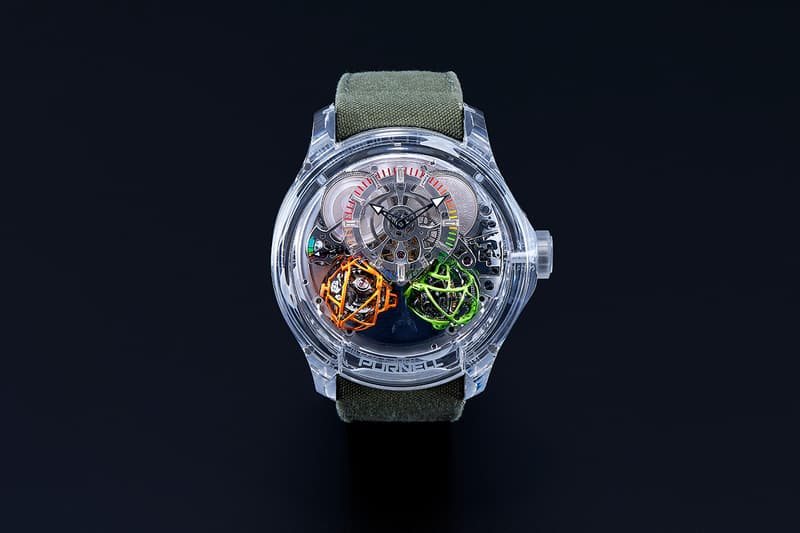 READYMADE Designs Three Escape II Twin Spherion Watches For Purnell Using WWII Fabric