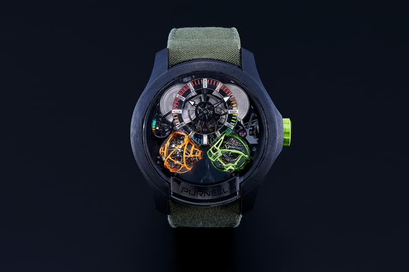 READYMADE Designs Three Escape II Twin Spherion Watches For Purnell Using WWII Fabric