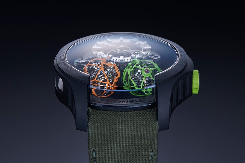 READYMADE Designs Three Escape II Twin Spherion Watches For Purnell Using WWII Fabric