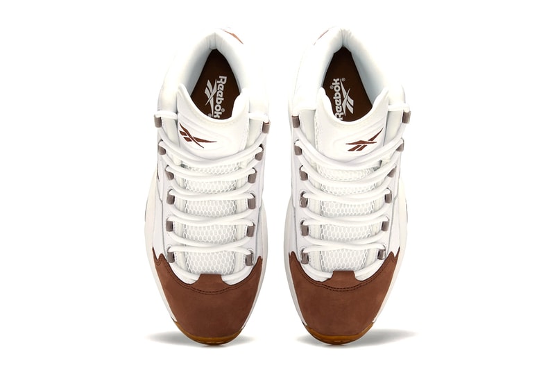 Reebok Question Mid Mocha Toe footwear white brush brown GX0241 Release Date