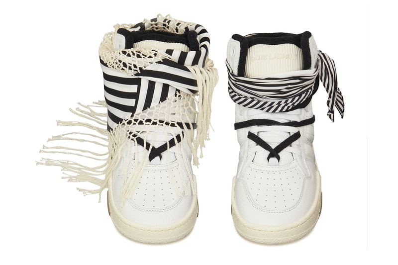 Saint Laurent SMITH Sneakers Release Information Spring Summer 2022 SS22 Anthony Vaccarello Bandanna Pre Orders 