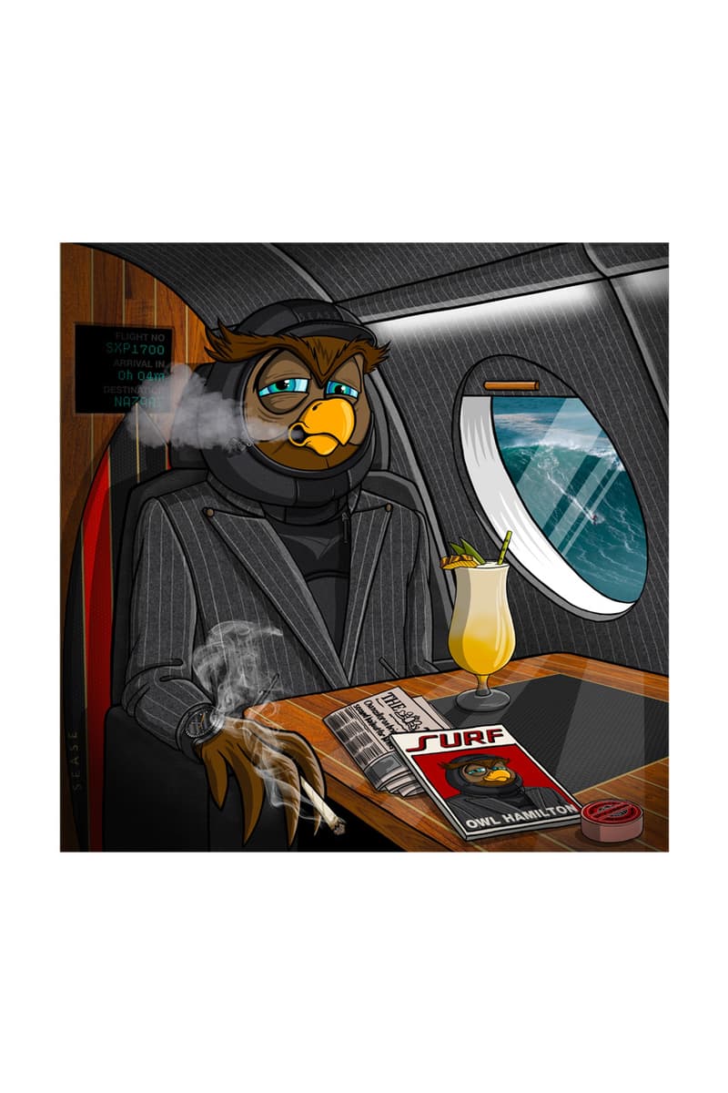 SEASE x Benny Robinson Private Jet Pyjama Party NFT