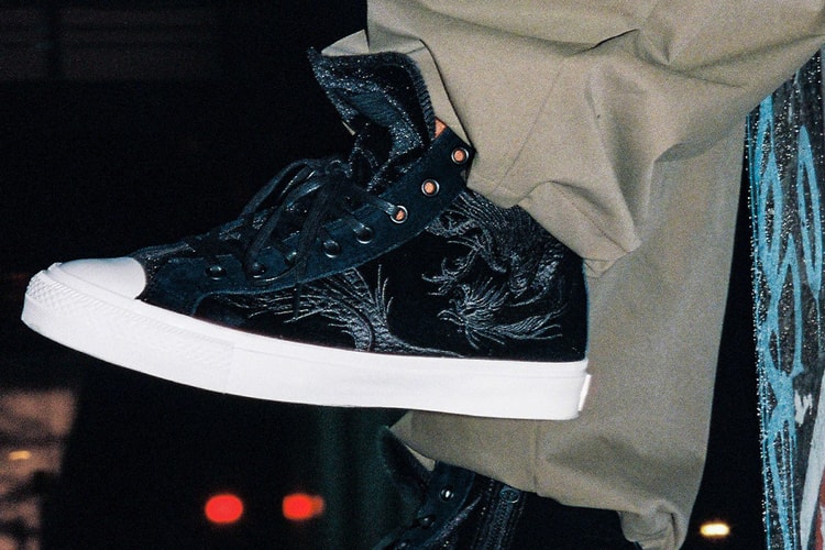 Shinpei Ueno Embroiders His Tattoo Onto Converse Skateboarding's Staple Footwear