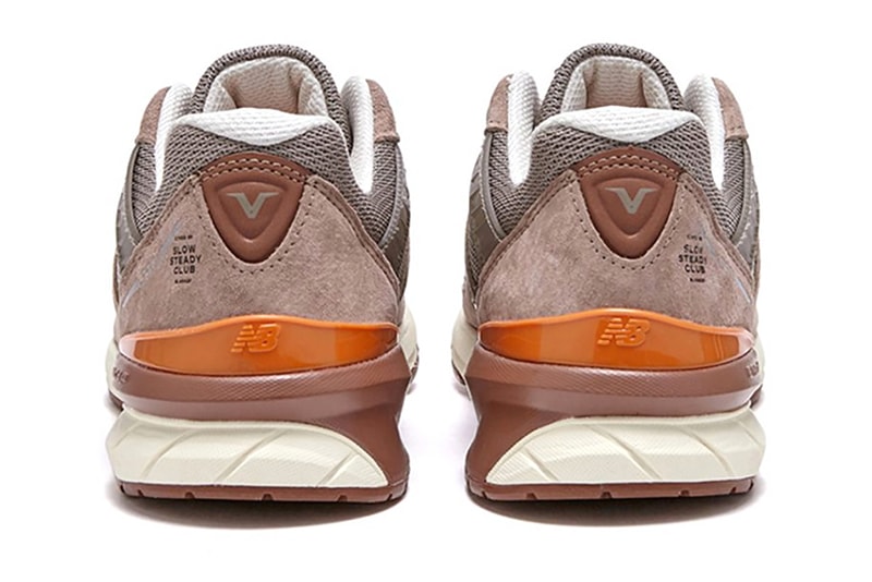 slow steady club new balance 990v5 brown orange hue release date info store list buying guide photos price korea 