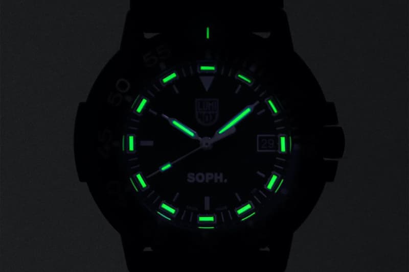 sophnet luminox 3001 watch collaboration watch info date store list buying guide photos price 200 pieces