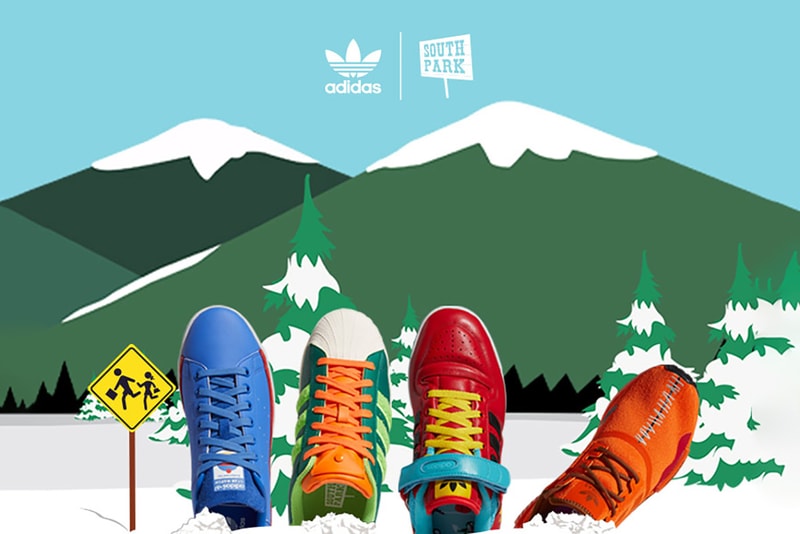 south park adidas forum awesome o robot cartman GY6475 superstar nmd r1 v2 stan smith butter kenny stan marsh Kyle Broflovski release date info store list buying guide photos price