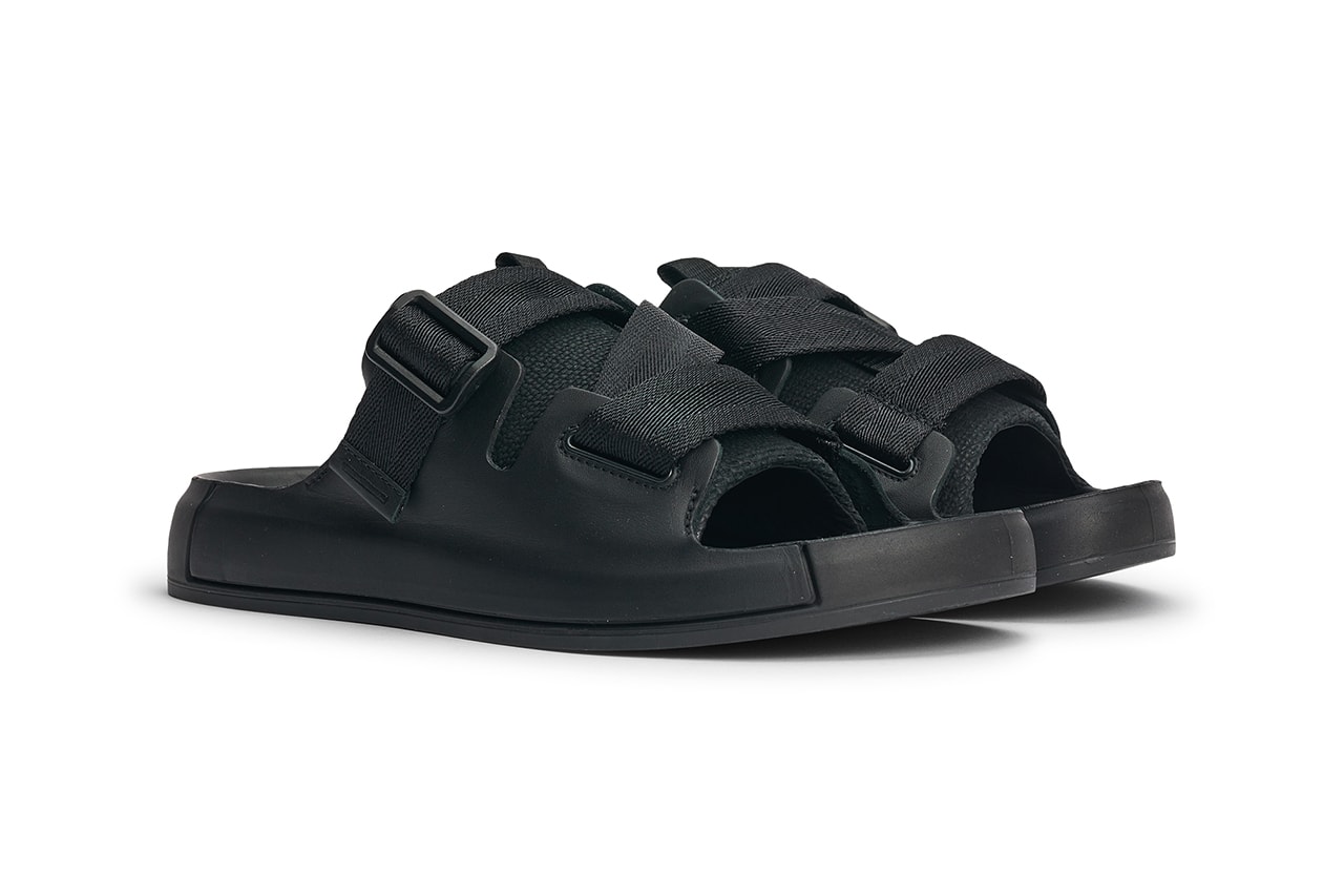 Stone Island Shadow Project Sandals Black Spring Summer 2022 Release Information Nylon Straps Textile 