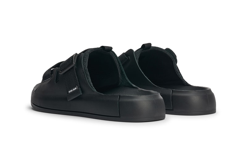 Stone Island Shadow Project Sandals Black Spring Summer 2022 Release Information Nylon Straps Textile 