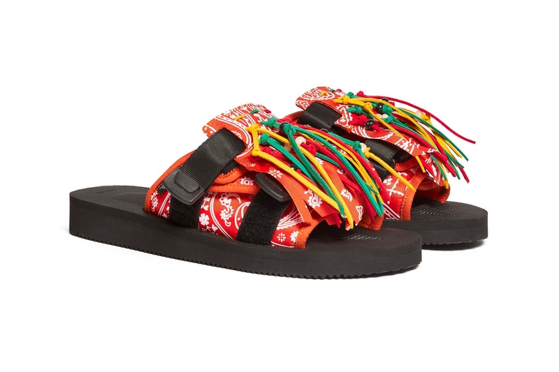 SUICOKE and ALANUI Dance With Tropical Colors for SS22 Collaboration Footwear