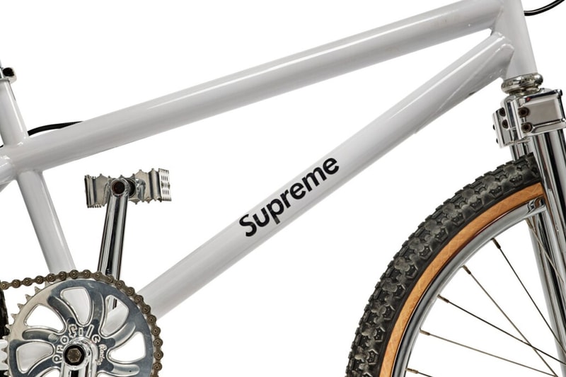 Sotheby's to Auction Supreme x Brooklyn Machine Works BMX Cruiser Bike for Upwards of $50K USD eric clapton 1998 skate brand rare one of 36 james jebbia  Odyssey, Crupi, Profile, Chris King, Tioga and Araya.