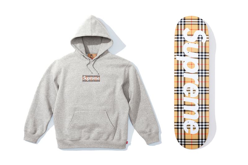 Supreme Burberry Spring 2022 Collaboration Price List Release Info Date Buy Price Box Logo Sticker