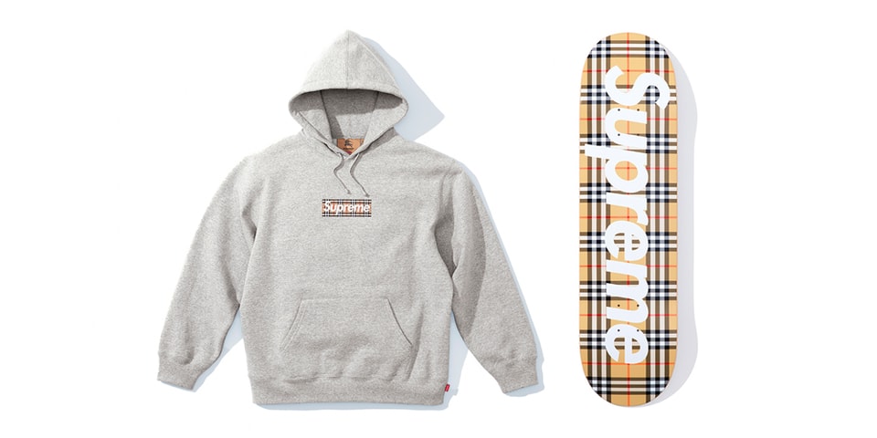 Here is the Price List for the Supreme x Burberry Spring 2022 Collaboration