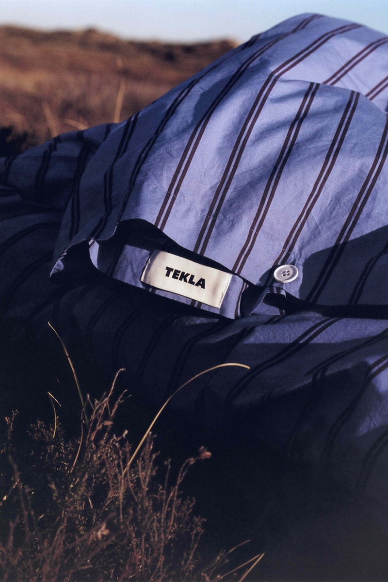 tekla fabrics copenhagen bedwear spring 2022 percale release details campaign sarah stenfeldt details