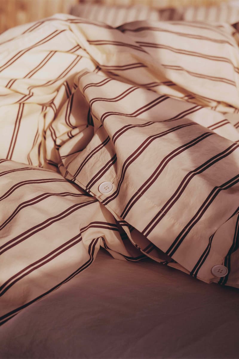 tekla fabrics copenhagen bedwear spring 2022 percale release details campaign sarah stenfeldt details