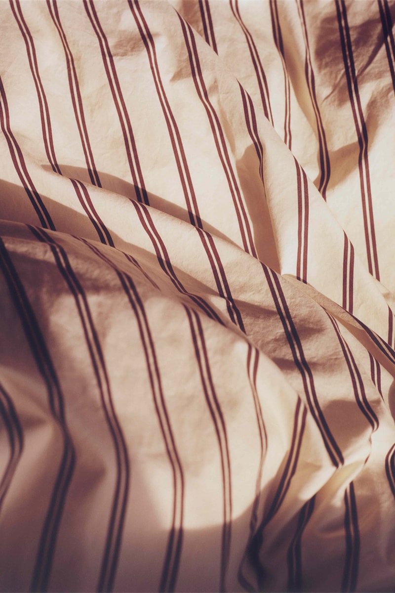 tekla fabrics copenhagen bedwear spring 2022 percale release details campaign sarah stenfeldt details
