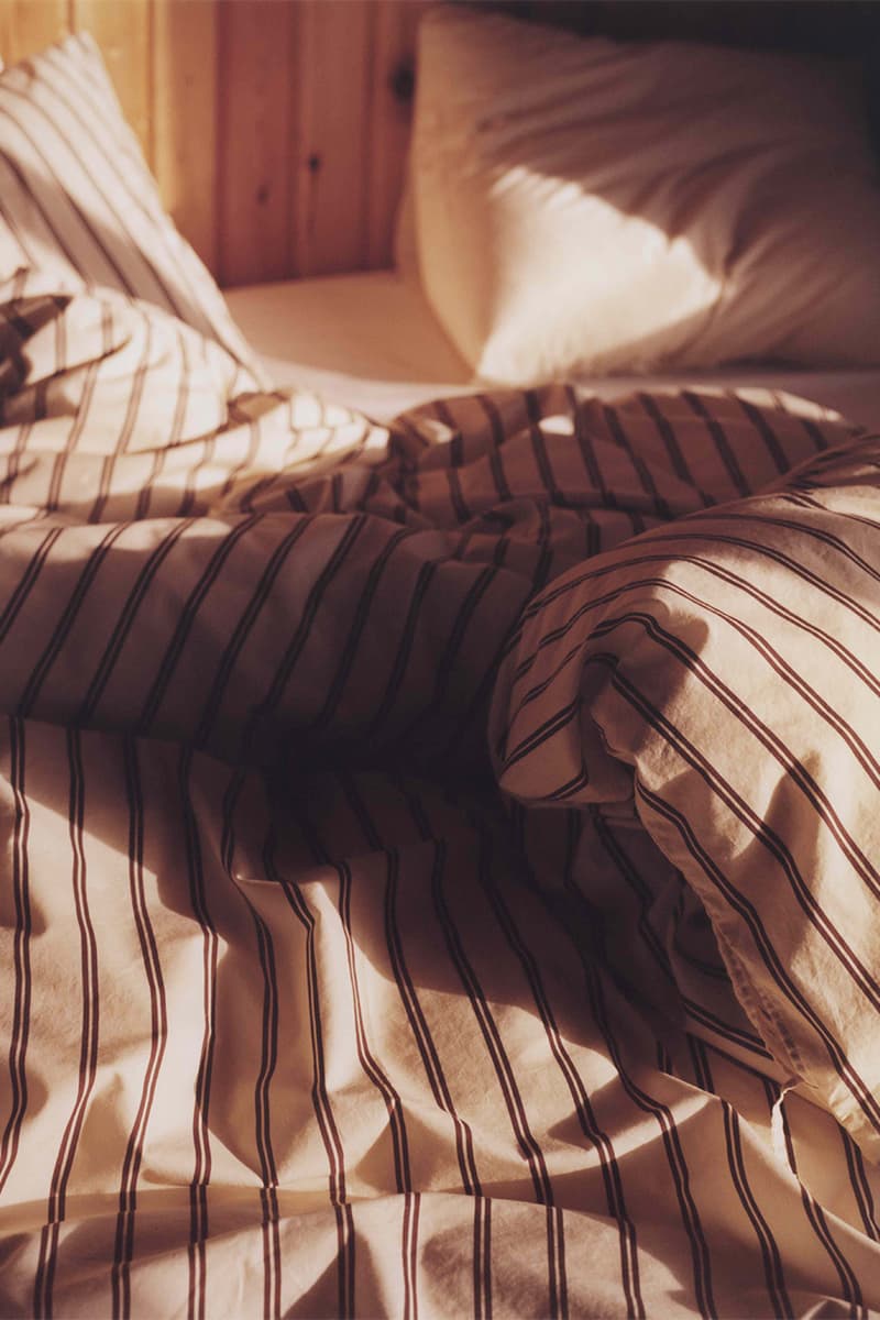 tekla fabrics copenhagen bedwear spring 2022 percale release details campaign sarah stenfeldt details