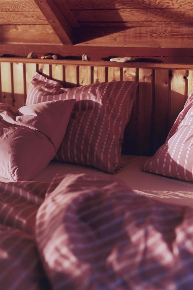 tekla fabrics copenhagen bedwear spring 2022 percale release details campaign sarah stenfeldt details