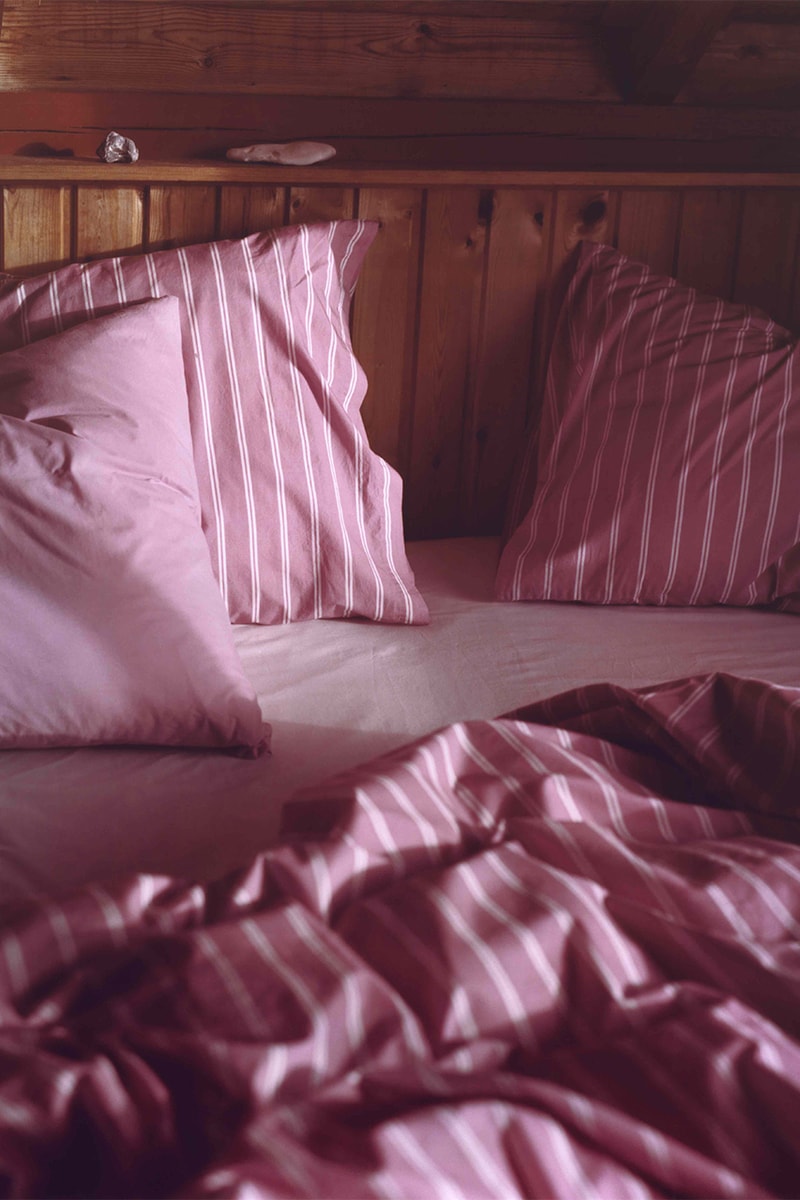tekla fabrics copenhagen bedwear spring 2022 percale release details campaign sarah stenfeldt details