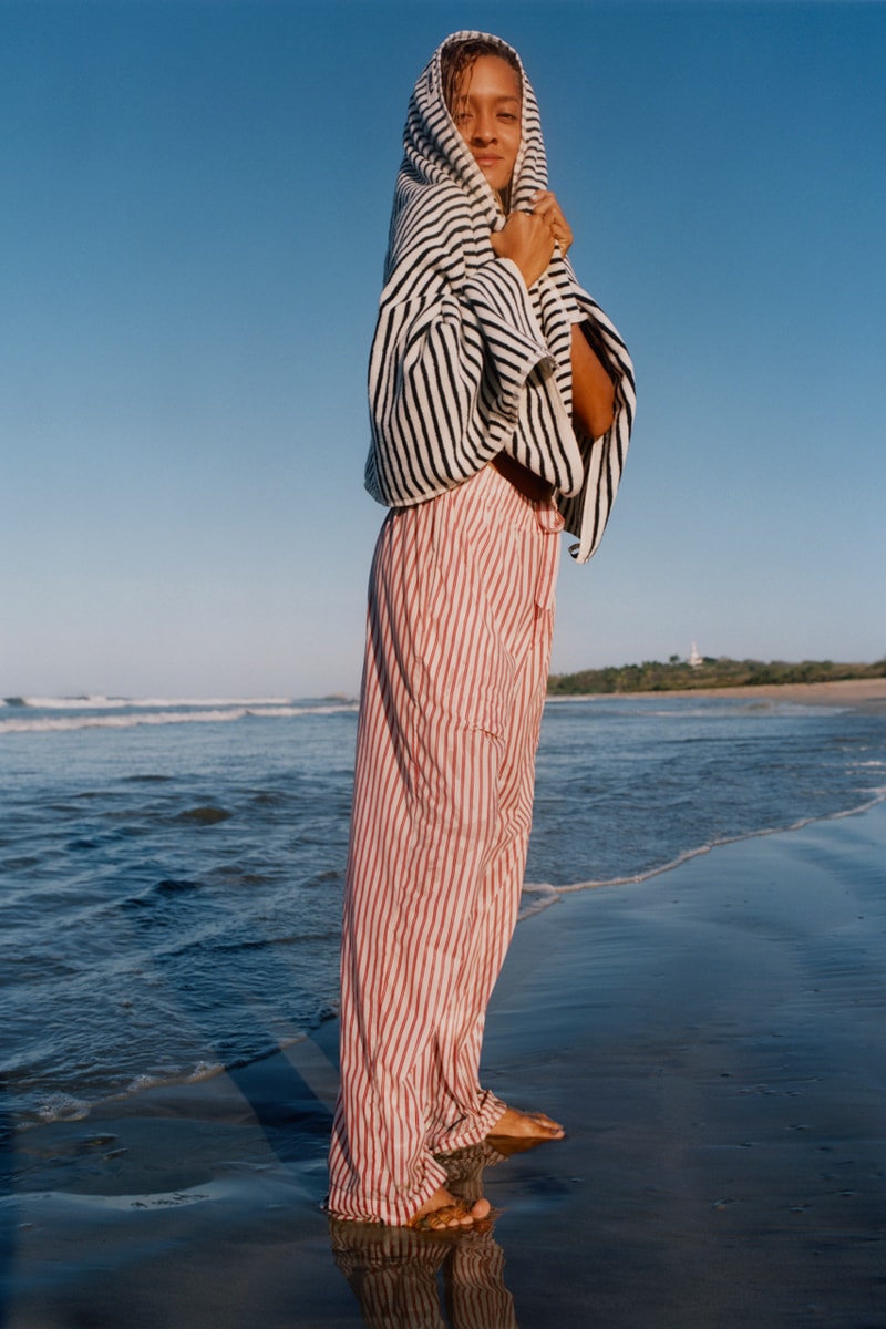 Tekla Spring 2022 Sleepwear Collection Poplin Clover Stripes Polka Coffee Lemon Sleep Loungewear Luxury Copenhagen