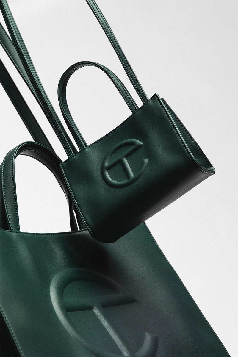 Telfar Olive Shopping Bags Logo Embossed Hat Belt HBX Release Info Price Buy Vegan Leather 