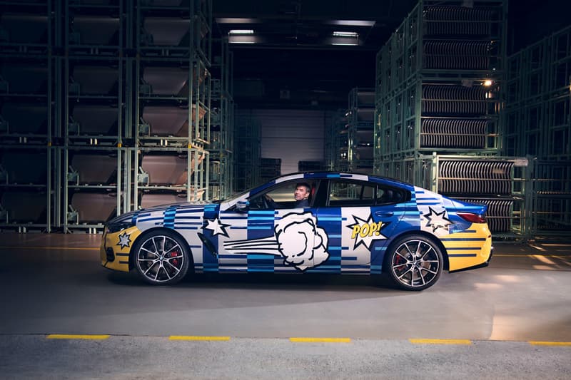 The BMW 8 X Jeff Koons M850i xDrive Gran Coupé Artist Signed Christie's New York Auction For Sale Art Car