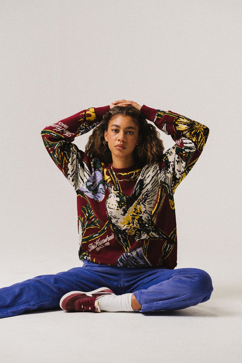 The Hundreds Spring/Summer 2022 Collection Lookbook floral fresh apparel bright bold streetwear bobby hundreds Ben Shenassafar los angeles skate streetwear