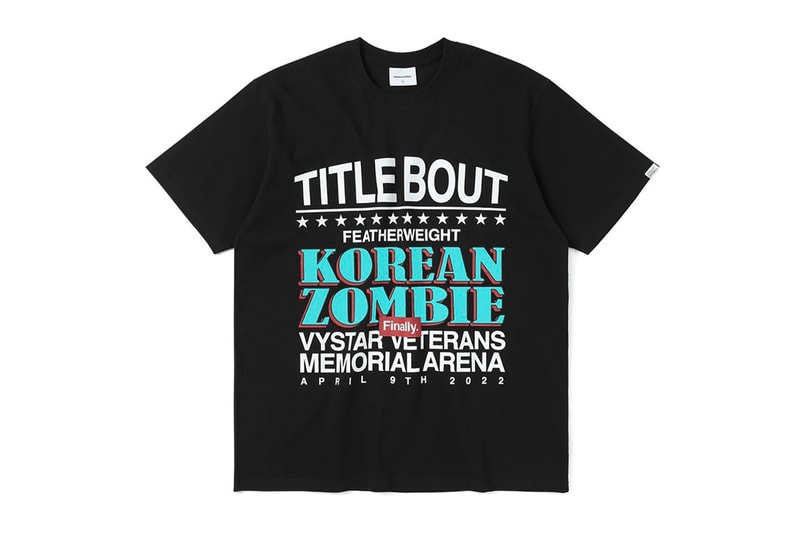 The Korean Zombie Chan Sung Jung thisisneverthat Capsule Collection Release Info Date Buy Price MMA UFC 273