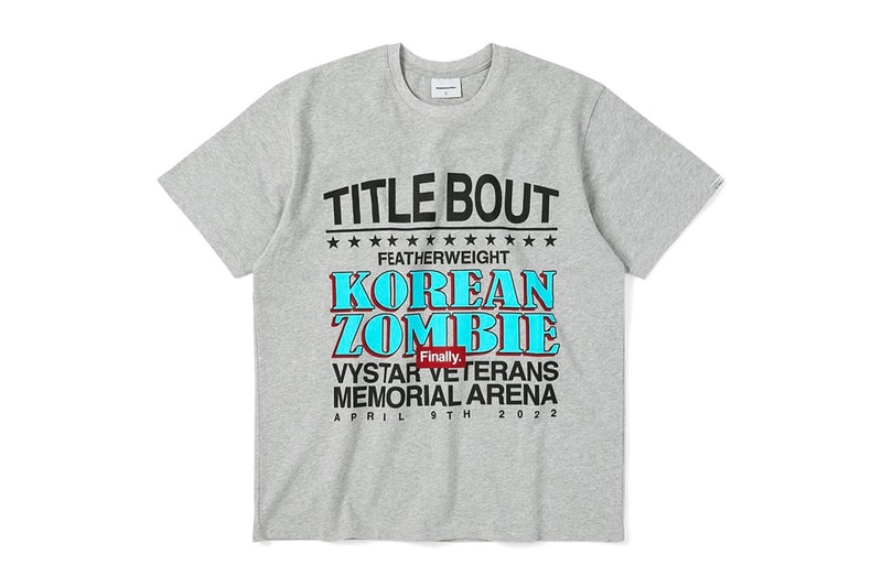 The Korean Zombie Chan Sung Jung thisisneverthat Capsule Collection Release Info Date Buy Price MMA UFC 273