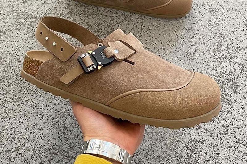 Dior Birkenstock Tokio Thibo Denis Closer Look collaboration instagram brown gray soft suede roller coaster buckle images
