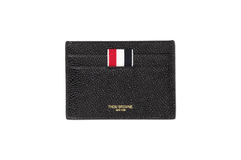 Thom Browne Spring 2022 New Arrivals HBX Release Info Buy Price Leather Goods Cardholder Square Tote Shorts Sweatpants Sweatshirt Suit Classic Wool Cotton Bucket Hat Socks Neck Tie