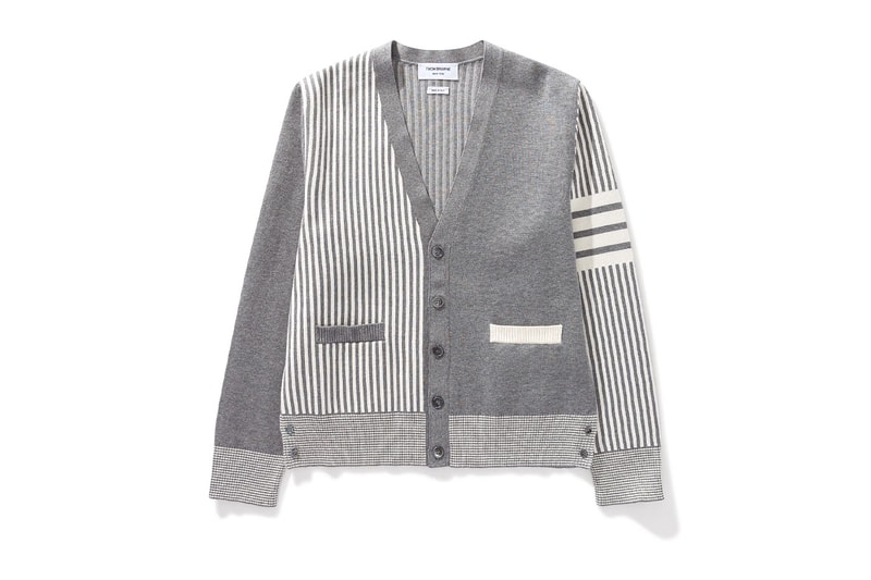 Thom Browne Spring 2022 New Arrivals HBX Release Info Buy Price Leather Goods Cardholder Square Tote Shorts Sweatpants Sweatshirt Suit Classic Wool Cotton Bucket Hat Socks Neck Tie