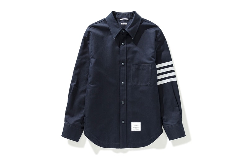 Thom Browne Spring 2022 New Arrivals HBX Release Info Buy Price Leather Goods Cardholder Square Tote Shorts Sweatpants Sweatshirt Suit Classic Wool Cotton Bucket Hat Socks Neck Tie